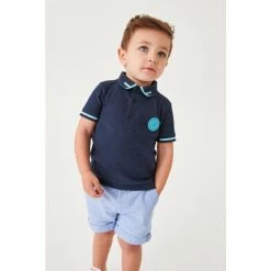 Baker By Ted Baker Polo Shirt Navy Blue