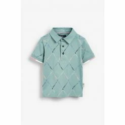Baker By Ted Baker Argyle Polo Shirt Navy -Baker by Ted Baker shop unnamed file 1636