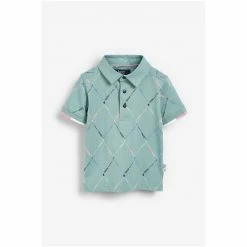 Baker By Ted Baker Argyle Polo Shirt Navy -Baker by Ted Baker shop unnamed file 1639