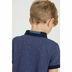 Baker By Ted Baker Navy Blue Smart Polo Shirt 5 Baker By Ted Baker Navy Blue Smart Polo Shirt -Baker by Ted Baker shop unnamed file 1644