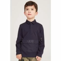 Baker By Ted Baker Navy Long Sleeve Polo Shirt