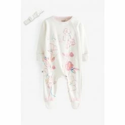 Baker By Ted Baker White Sleepsuit And Headband Set