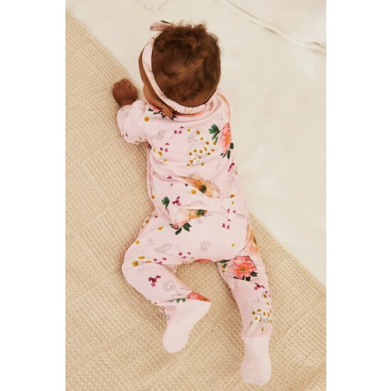 unnamed-file-1687.jpg Baker By Ted Baker Pink Floral Sleepsuit And Headband Set -Baker by Ted Baker shop unnamed file 1687