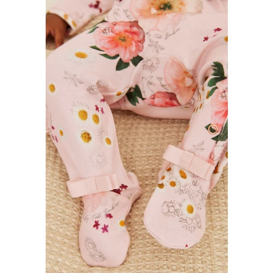 unnamed-file-1689.jpg Baker By Ted Baker Pink Floral Sleepsuit And Headband Set -Baker by Ted Baker shop unnamed file 1689