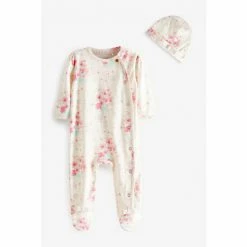 Baker By Ted Baker Sleepsuit And Hat Set
