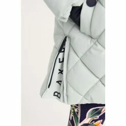 Baker By Ted Baker Mint Green Quilted Coat -Baker by Ted Baker shop unnamed file 170