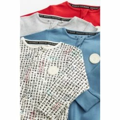 Baker By Ted Baker Multi Sleepsuit 4 Pack -Baker by Ted Baker shop unnamed file 1729