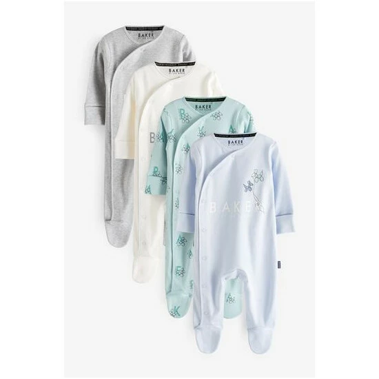 unnamed-file-1732.jpg Baker By Ted Baker Multi Sleepsuit 4 Pack -Baker by Ted Baker shop unnamed file 1732