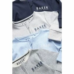 Baker By Ted Baker Multi Sleepsuit 4 Pack -Baker by Ted Baker shop unnamed file 1747