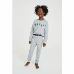 Baker By Ted Baker Jersey Pyjamas Set Navy