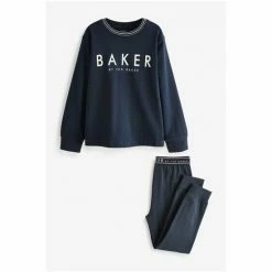 Baker By Ted Baker Jersey Pyjamas Set Navy 12 Baker By Ted Baker Jersey Pyjamas Set Navy -Baker by Ted Baker shop unnamed file 1763