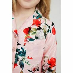 Baker By Ted Baker Pink Floral Woven Pyjamas 6 Baker By Ted Baker Pink Floral Woven Pyjamas -Baker by Ted Baker shop unnamed file 1800