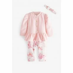 Baker By Ted Baker Pink Velour Romper