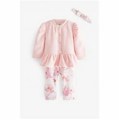 Baker By Ted Baker Pink Velour Romper -Baker by Ted Baker shop unnamed file 1839