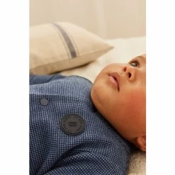 Baker By Ted Baker Navy Textured Rompersuit -Baker by Ted Baker shop unnamed file 1847