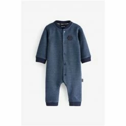 Baker By Ted Baker Navy Textured Rompersuit -Baker by Ted Baker shop unnamed file 1851