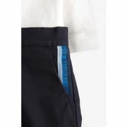 Baker By Ted Baker Navy And Cream Occasion Rompersuit -Baker by Ted Baker shop unnamed file 1868