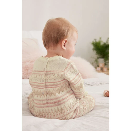 unnamed-file-1871.jpg Baker By Ted Baker Cream Fairisle Pattern Romper -Baker by Ted Baker shop unnamed file 1871