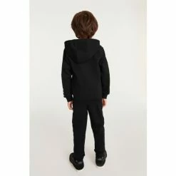 Baker By Ted Baker Black Panelled Hoodie -Baker by Ted Baker shop unnamed file 1907