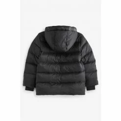 Baker By Ted Baker Black Shower Resistant Padded Coat -Baker by Ted Baker shop unnamed file 191