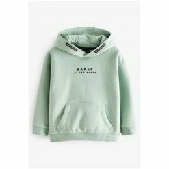 Baker By Ted Baker Overhead Hoodie Green -Baker by Ted Baker shop unnamed file 1920