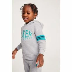 Baker By Ted Baker Grey Baker Hoodie -Baker by Ted Baker shop unnamed file 1926