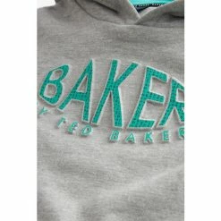 Baker By Ted Baker Grey Baker Hoodie -Baker by Ted Baker shop unnamed file 1931