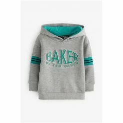 Baker By Ted Baker Grey Baker Hoodie -Baker by Ted Baker shop unnamed file 1933