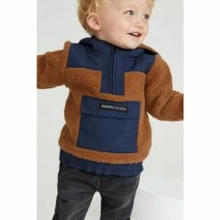 Baker By Ted Baker Navy Borg Overhead Hoodie -Baker by Ted Baker shop unnamed file 1936