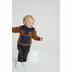 Baker By Ted Baker Navy Borg Overhead Hoodie -Baker by Ted Baker shop unnamed file 1938