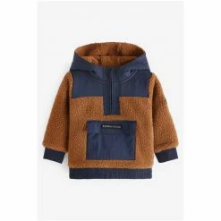 Baker By Ted Baker Navy Borg Overhead Hoodie -Baker by Ted Baker shop unnamed file 1944