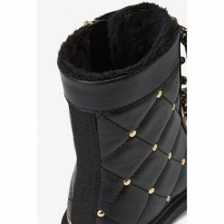 Baker By Ted Baker Quilted Stud Boots Neutral -Baker by Ted Baker shop unnamed file 1974