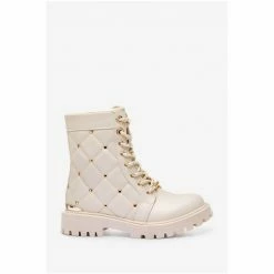 Baker By Ted Baker Quilted Stud Boots Neutral -Baker by Ted Baker shop unnamed file 1977