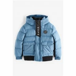 Baker By Ted Baker Shower Resistant Blue Padded Coat -Baker by Ted Baker shop unnamed file 20
