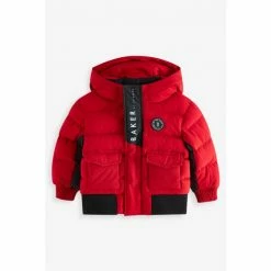 Baker By Ted Baker Shower Resistant Red Padded Coat -Baker by Ted Baker shop unnamed file 202