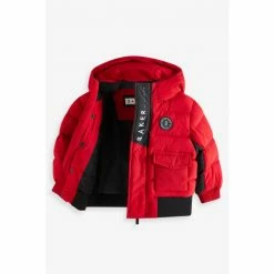 Baker By Ted Baker Shower Resistant Red Padded Coat -Baker by Ted Baker shop unnamed file 204