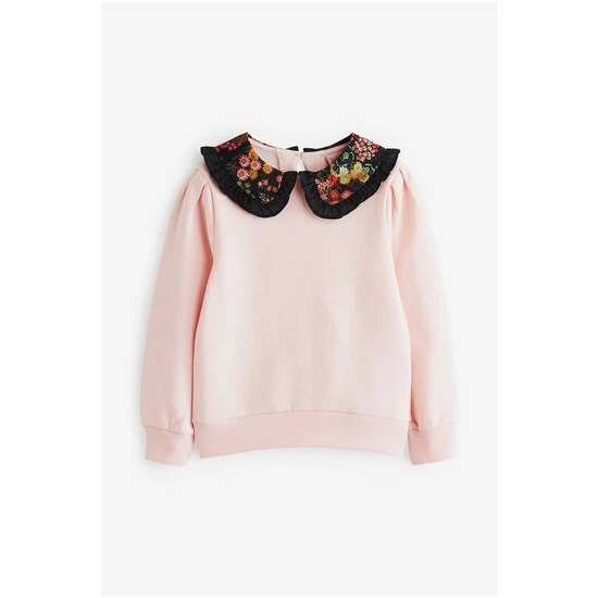 unnamed-file-2054.jpg Baker By Ted Baker Pink Frill Collared Sweat Top -Baker by Ted Baker shop unnamed file 2054
