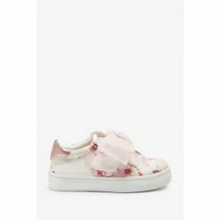 Baker By Ted Baker White Organza Bow Trainers