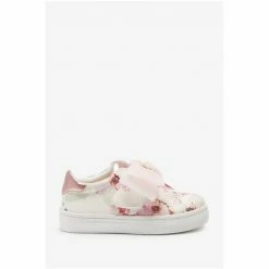 Baker By Ted Baker White Organza Bow Trainers -Baker by Ted Baker shop unnamed file 2076
