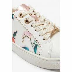Baker By Ted Baker White Floral Trainers -Baker by Ted Baker shop unnamed file 2080