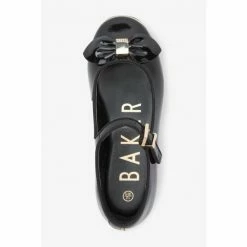 Baker By Ted Baker Black Pat Bow MJ Shoes -Baker by Ted Baker shop unnamed file 2121