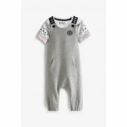 Baker By Ted Baker Grey Dungaree Set