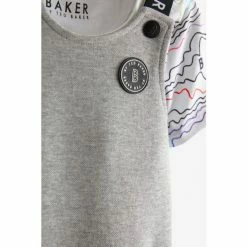 Baker By Ted Baker Grey Dungaree Set -Baker by Ted Baker shop unnamed file 2227