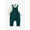 Baker By Ted Baker Green Dungaree And Polo Co-ord -Baker by Ted Baker shop unnamed file 2230