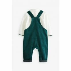 Baker By Ted Baker Green Dungaree And Polo Co-ord -Baker by Ted Baker shop unnamed file 2232