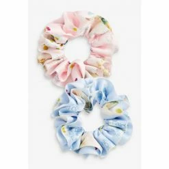 Baker By Ted Baker Pink And Blue Scrunchie Set