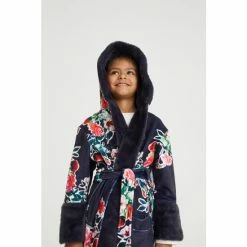 Baker By Ted Baker Navy Floral Robe -Baker by Ted Baker shop unnamed file 2275