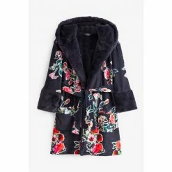 Baker By Ted Baker Navy Floral Robe -Baker by Ted Baker shop unnamed file 2278