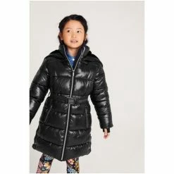 Baker By Ted Baker Black High Shine Coat