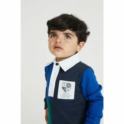 Baker By Ted Baker Navy Rugby Shirt -Baker by Ted Baker shop unnamed file 2354